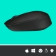 Mouse senza filo per PC Logitech M171 Puntamento Ottico con Ricevitore USB Nero