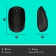 Mouse senza filo per PC Logitech M171 Puntamento Ottico con Ricevitore USB Nero