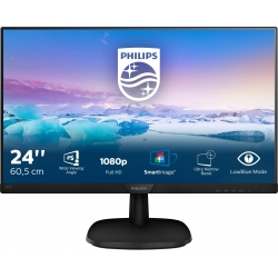 monitor 23.8" fhd 1080 philips v line monitor lcd full hd 243v7qjabf speaker