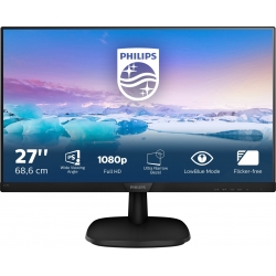 MONITOR W-LED FULL HD 27" IPS 4MS PHILIPS V LINE 273V7QDSB/00 HDMI PC VGA