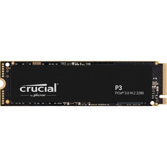 HARD DISK SSD CRUCIAL P3 DA 1TB PCIE M.2-2280 1000GB NVME (CT1000P3SSD8)