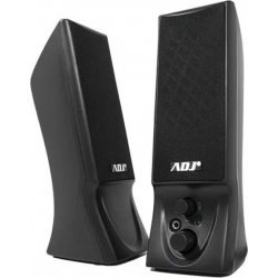 Altoparlanti stereo potenza 4W Slender Speaker USB 2.0 nero