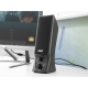 Altoparlanti stereo potenza 4W Slender Speaker USB 2.0 nero