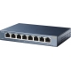 Switch 8 Porte Gigabit 10/100/1000 Mbps Plug & Play TL-SG108