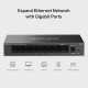 Switch Ethernet Desktop 8 Porte RJ45 LAN 10/100/1000Mbps Mercusys MS108GS