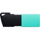 PEN DRIVE 3.2 256GB TYPE-A EXODIA M BLACK/TEAL KINGSTON CAPPUCCIO REMOV