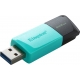 PEN DRIVE 3.2 256GB TYPE-A EXODIA M BLACK/TEAL KINGSTON CAPPUCCIO REMOV