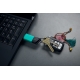 PEN DRIVE 3.2 256GB TYPE-A EXODIA M BLACK/TEAL KINGSTON CAPPUCCIO REMOV