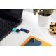 PEN DRIVE 3.2 256GB TYPE-A EXODIA M BLACK/TEAL KINGSTON CAPPUCCIO REMOV