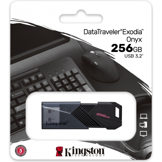 PEN DRIVE 256GB DATATRAVELER EXODIA ONYX USB 3.2 GEN1 (DTXON/256GB)