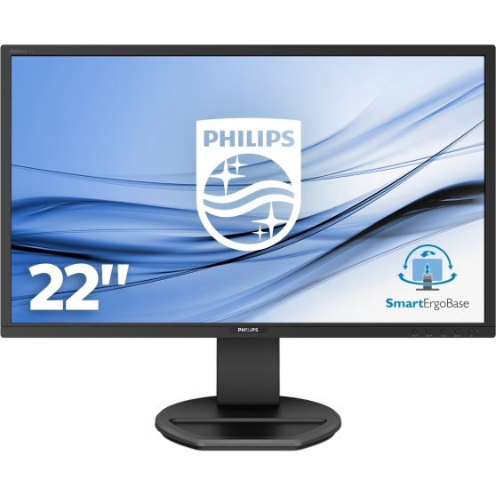 MONITOR 21,5TN MM VGA HDMI PIVOT REG PHILIPS 221B8LHEB 16:9 REG ALT 1MS