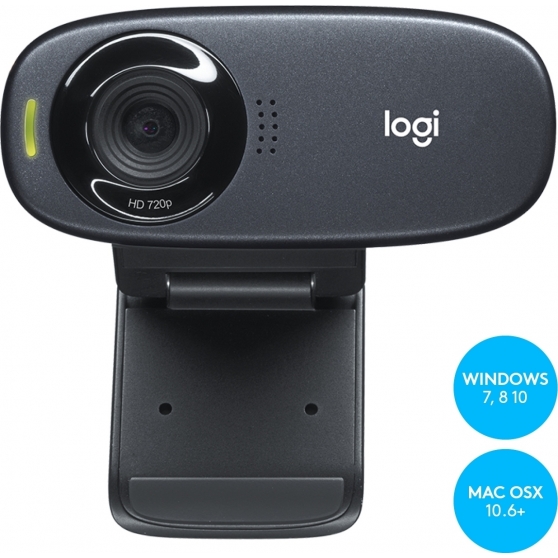 Logitech C310 webcam 5 MP 1280 x 720 Pixel USB Nero