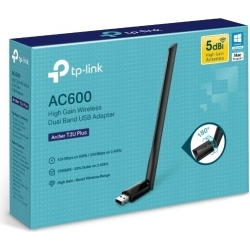 ADATTATORE WIRELESS TP-LINK ARCHER-T2U-PLUS WIFI 600MBPS DUAL BAND ANTENNA 5DBI