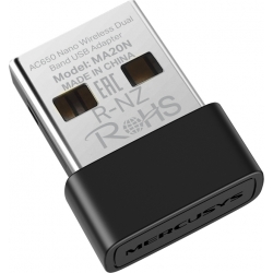 Adattatore USB Wi-Fi Doppia Banda AC650 2.4/5GHz Mercusys AC650 Nano Size