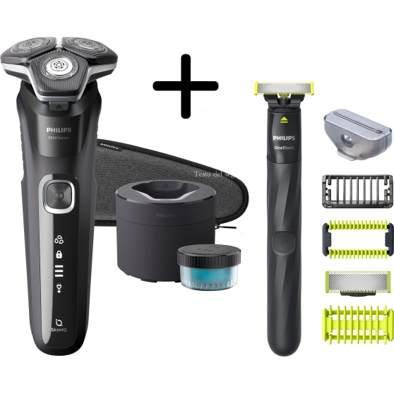 PHILIPS SHAVER S5000 + ONBLADE S5898/79 KIT 2 PRODOTTISOI