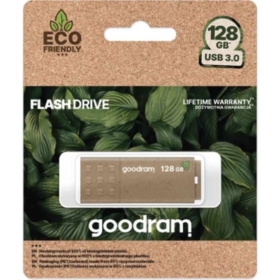 Pendrive GoodRAM 128GB UME3 GREEN USB 3.0 - retail blister