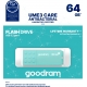 Pendrive GoodRAM 64GB UME3 CARE - ANTIBATTERICA - USB 3.0