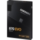 Hard Disk SSD Samsung 870 EVO fino a 2TB interno Sata III 2.5" Stato Solido