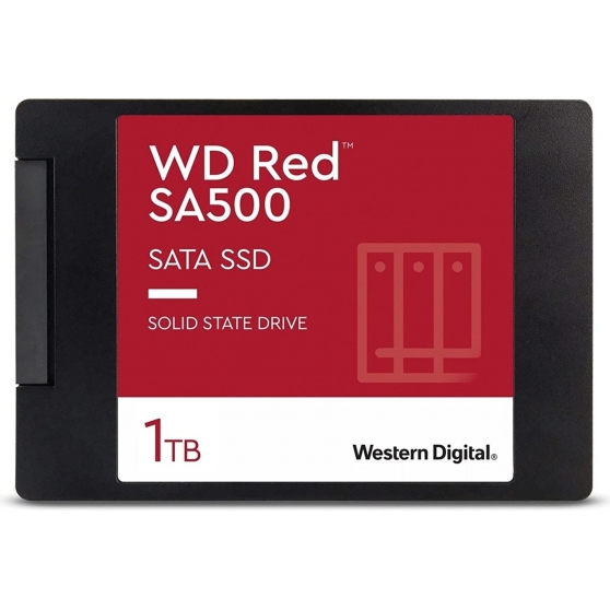 Hard Disk SSD Western Digital Red SA500 1TB interno 2.5" Sata III Stato Solido