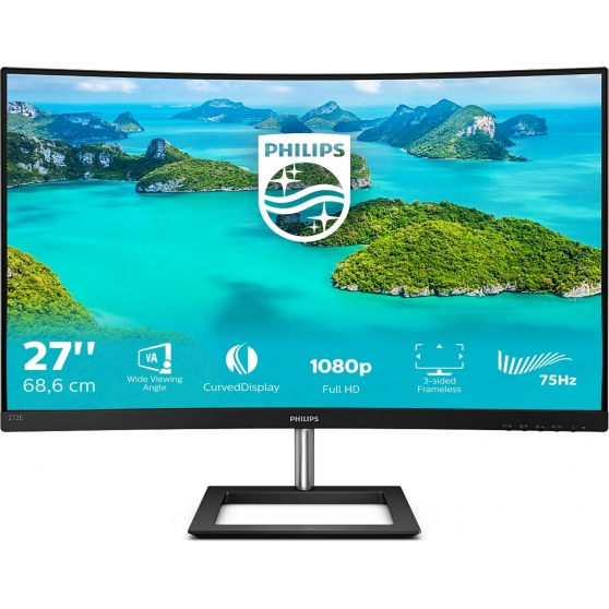 MONITOR 27IPS FHD CURVO DP VGA HDMI 272E1CA GAMING