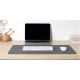 Tappetino per mouse e tastiere 90x45, mousepad, grigio