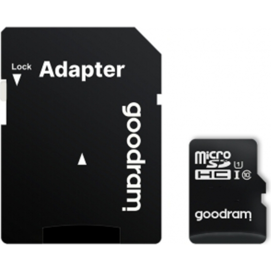 microSD 16GB CARD class 10 UHS I + adapter - retail blister