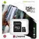 SCHEDA MICROSD KINGSTON CANVAS SELECT PLUS 100R A1 C1 FINO A 256GB ADATTATORE SD