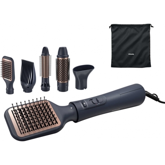 PHILIPS SPAZZOLA STYLER ARIA KIT 5 ACCESSORI RICCI LISCI