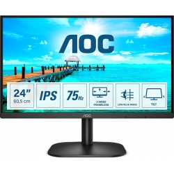 monitor 23.8" ips led 4ms 16:9 fhd 1920x1080 aoc b2 24b2xh/eu vga hdmi