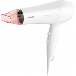 ASCIUGACAPELLI PHILIPS BHD017/40 THERMOPROTECT 1800W CON BECCUCCIO ROSA BIANCO