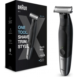 Rasoio Elettrico Rifinitore Regolabarba Braun Series XT5100 Trimmer Ricaricabile