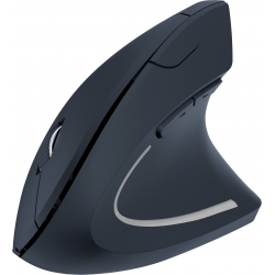 Mouse Verticale Ottico 1600dpi 6 pulsanti Ergonomico Wireless 2.4GHz nero