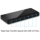 tp-link hub 7 porte usb 3.0 fino a 5gbps alim.12v-2.5a uh700