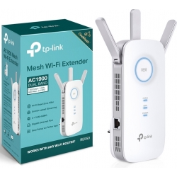 RANGE EXTENDER WIFI DUAL BAND AC1900 RJ45 GLAN TP-LINK RE550 RIPETITORE ONE-MESH