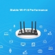 router wifi 6 ax1500 1201/300mbps 1p gbit wan 4p gbit lan 4 antenne