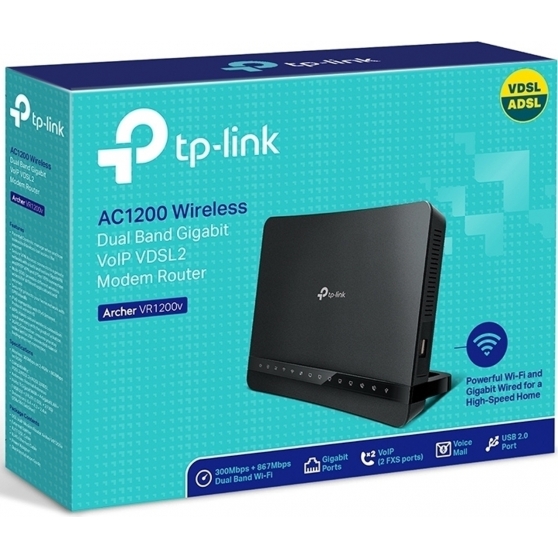 ROUTER MDN FR (VDSL|FTTC|FTTS) TP-LINK ARCHER-VR1200V TELEFONIA WIFI AC1200