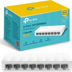 SWITCH DESKTOP 8 PORTE RJ45 10/100MBPS TP-LINK TL-LS1008 FAST ETHERNET