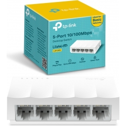 SWITCH DESKTOP 5 PORTE RJ45 10/100MBPS TP-LINK TL-LS1005 GREEN FAST ETHERNET