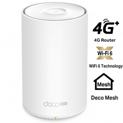 ROUTER 4G+ MESH WI-FI 6 AX1500 DB SLOT SIM TP-LINK DECO X10-4G RJ45 GIGABIT