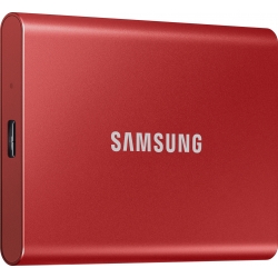 SSD ESTERNO SAMSUNG T7 METAL RED 1TB MEMORIA STATO SOLIDO USB-C 3.2 PASSWORD