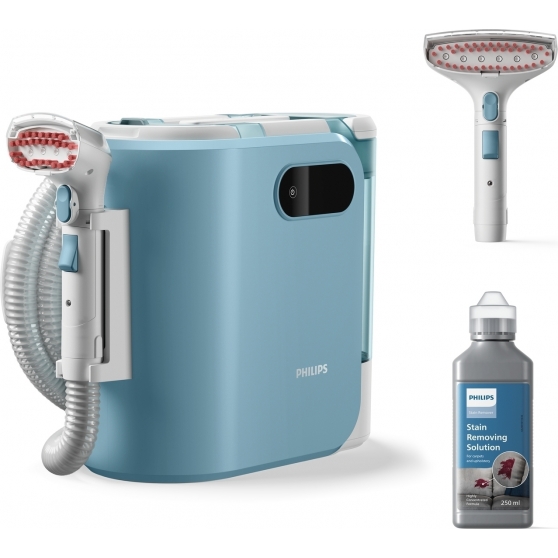 spot cleaner smacchiatore xw3193/11 400w con spazzola e detergente