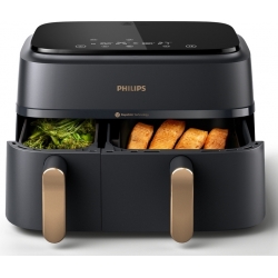 FRIGGITRICE AD ARIA CALDA CON DOPPIO CESTELLO PHILIPS NA352/00 2750W 9L 1.5KG