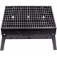 Barbecue a Carbonella Portatile 20x35x27cm BBQ Richiudibile Griglia Pic-nic Compatta