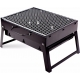 Barbecue a Carbonella Portatile 20x35x27cm BBQ Richiudibile Griglia Pic-nic Compatta