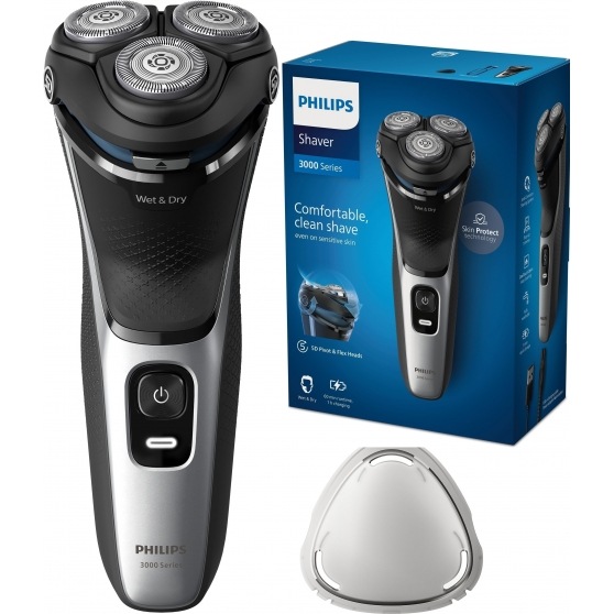 philips rasoio elettrico  s3143/00 ricaricabile wet & dry