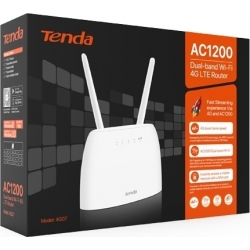 Router 4G LTE Con Slot per SIM Tenda 4G07 WiFi AC1200 Dual-Band LAN/WAN